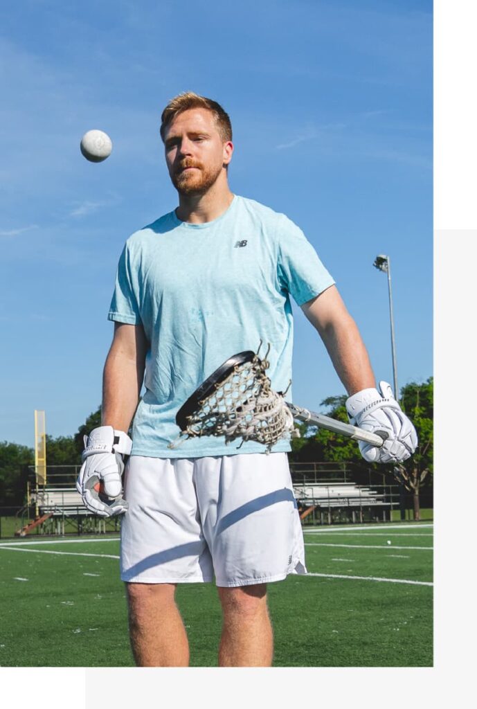Men Lacrosse Shafts Actionbild