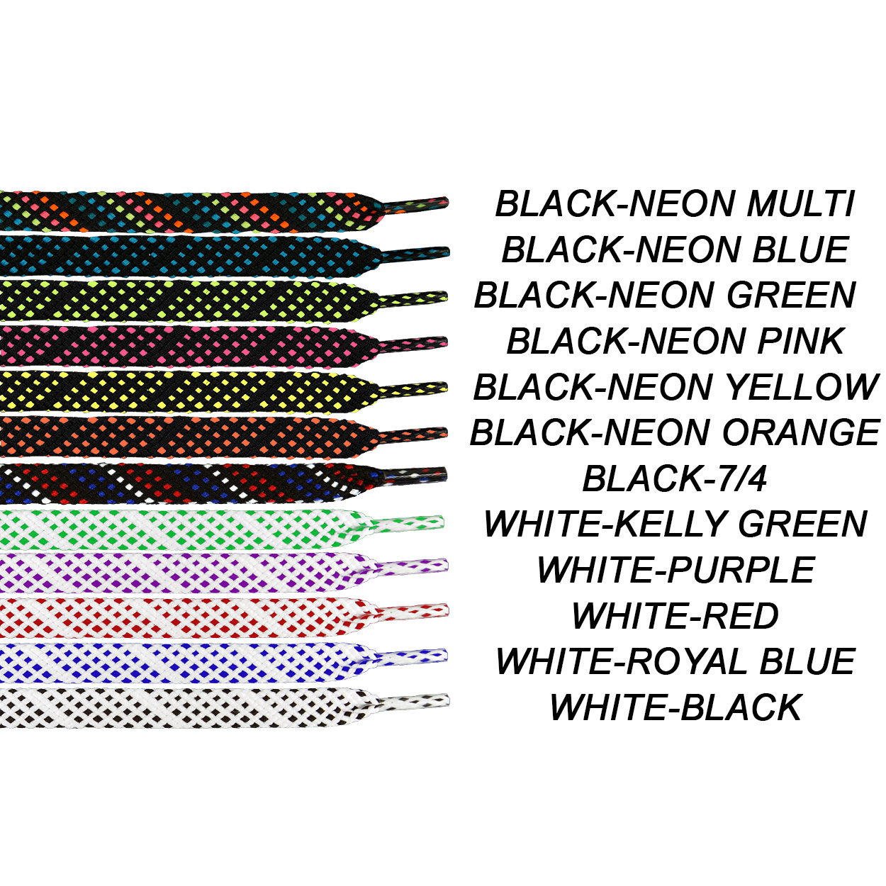 Jimalax 3-Pack Firework 33′ Shooting Laces