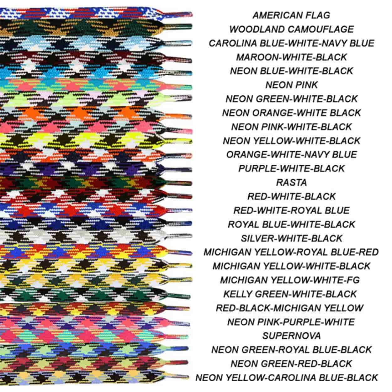 b4f1a354d5237ffe804b25968dac593eff4877f1_OJL_SKELHL33T_1_1 Jimalax Tri-Color 33 Inch 84cm Shooting Lace