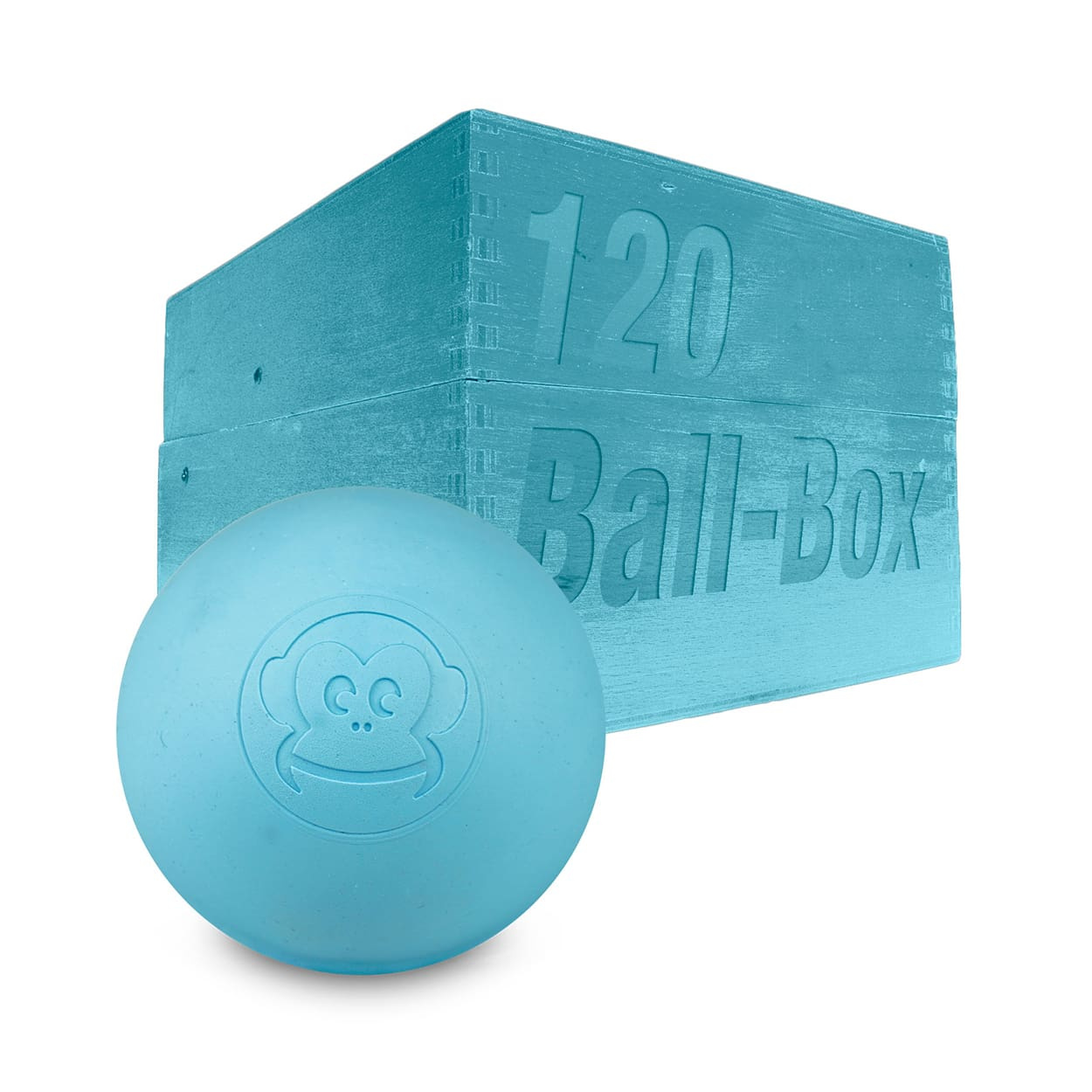 Captain-Lax Lacrosse Ball Box (120 Stück) Light Blue