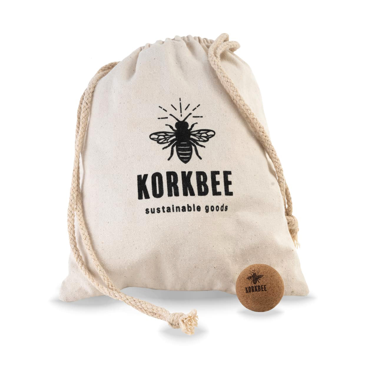 Korkbee Arbeiter Set Veganer Kork Physioball