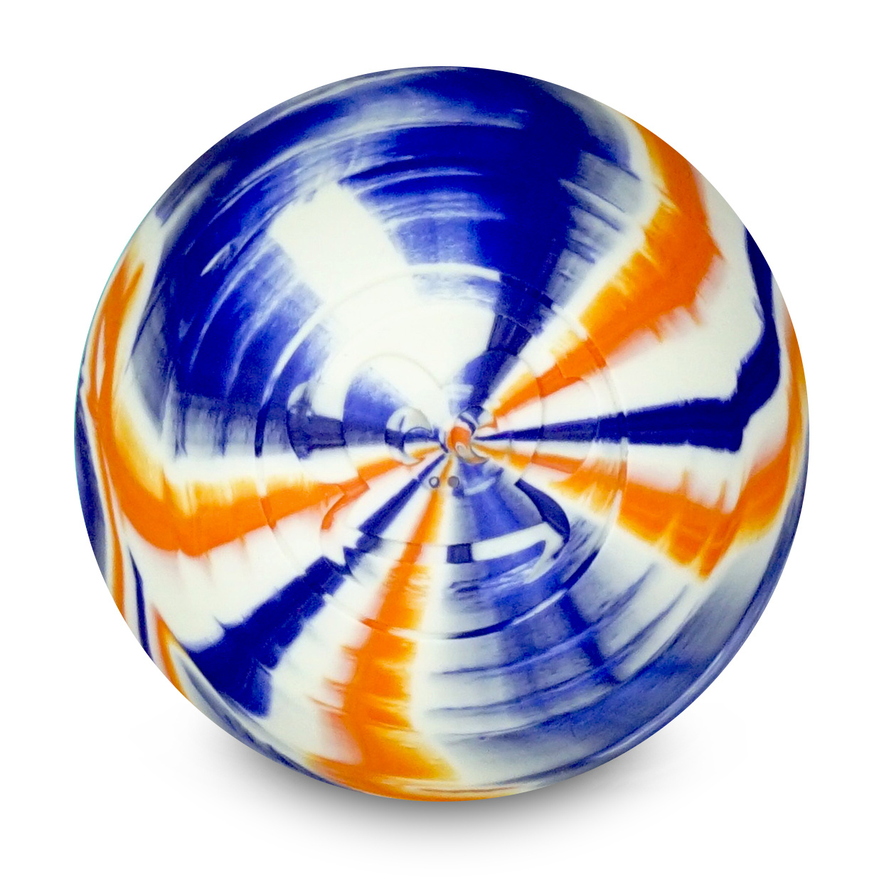 Captain-Lax Lacrosse Ball White/Purple/Orange