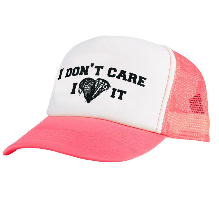 Captain-Lax Trucker Lacrosse Cap - I dont care I love it – Bild 2