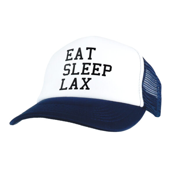 Captain-Lax Trucker Lacrosse Cap - EAT SLEEP LAX