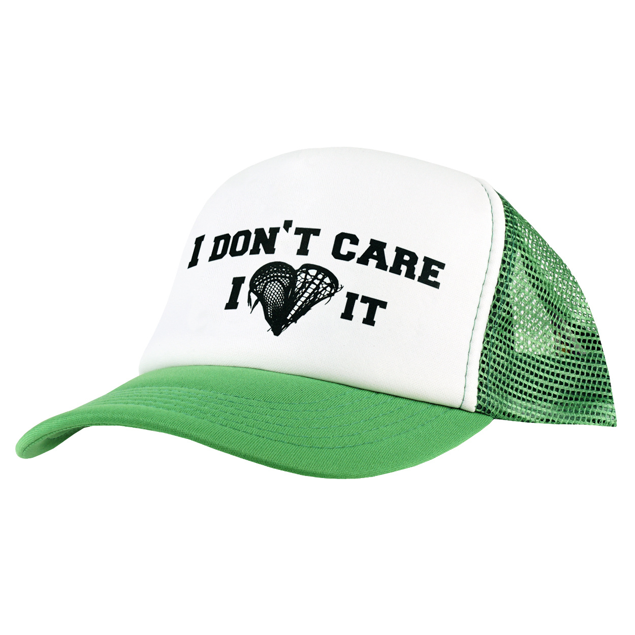 Captain-Lax Trucker Lacrosse Cap – I dont care I love it