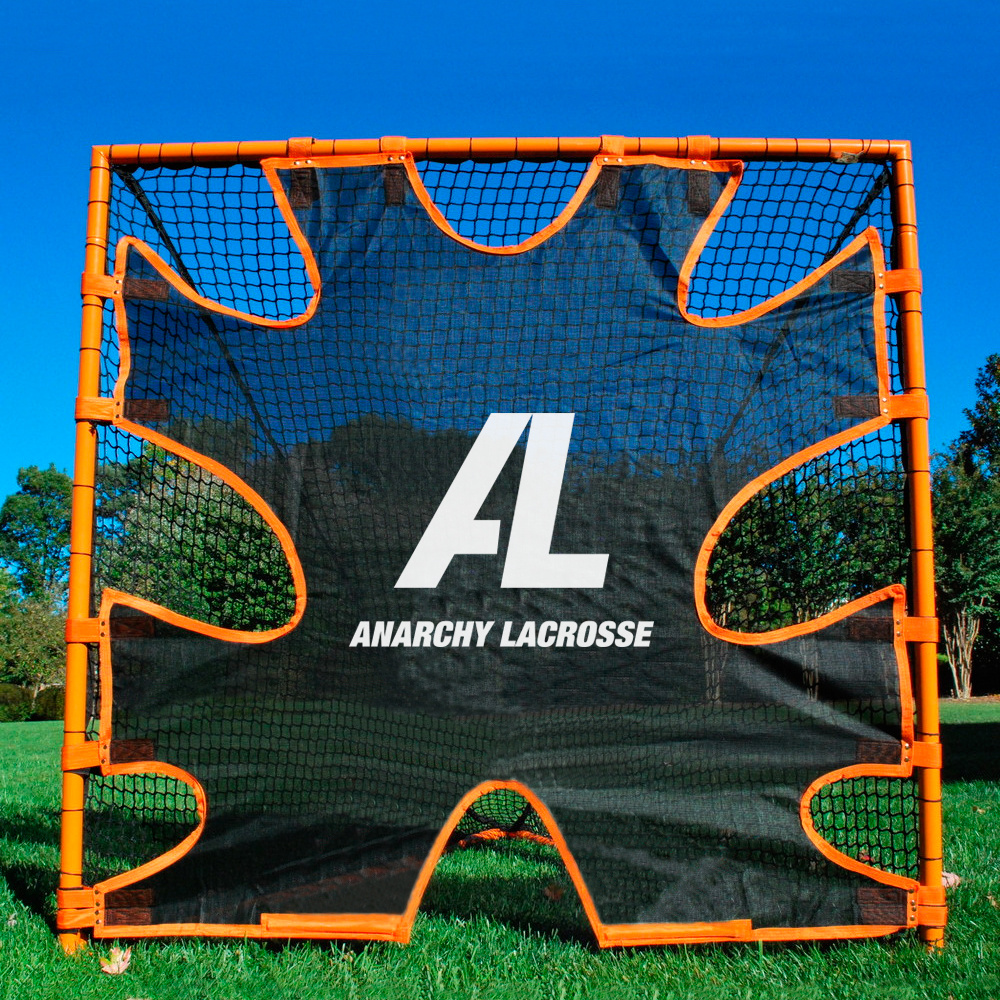 Anarchy Lacrosse Torziele Schusstrainer 8 Löcher Schwarz