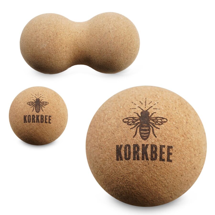 Korkbee Cork plantbased ball fascia and massage made from cork