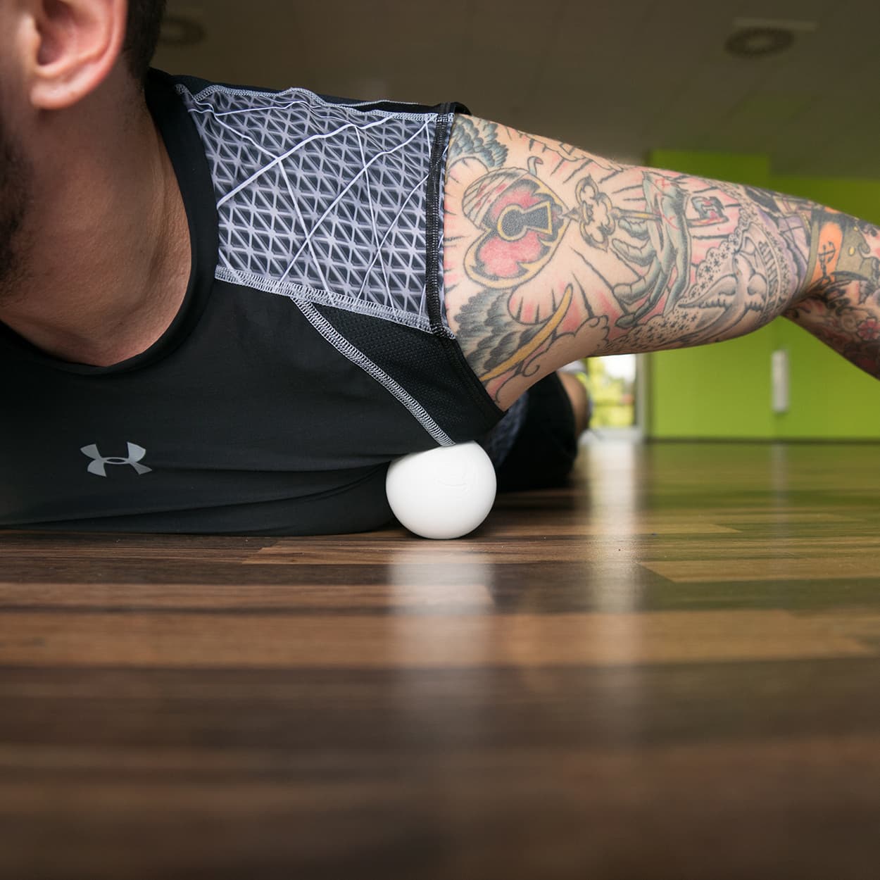 Captain-Lax Lacrosse Ball Weiß/Platinum – Bild 2